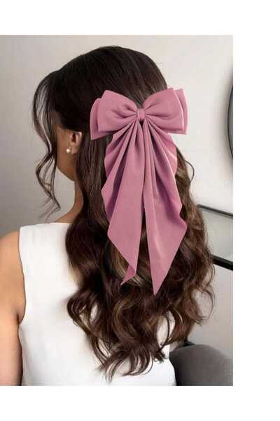 MutluBiDünya Kadın Uzun Boy Fiyonk Otomatik Toka