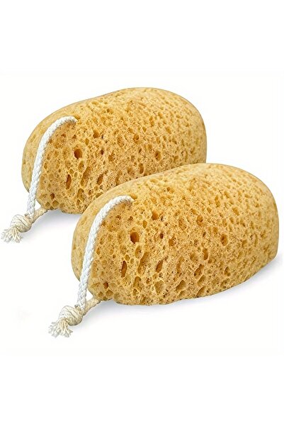 Choice قطعتان من القهوة وقطعة واحدة من إسفنجة الاستحمام الطبيعية المصنوعة من ...