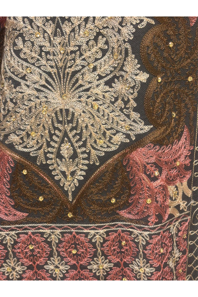 fiore fashion Marino Shawl 85% Cashmere Embroidered Scarf Marino Cashmere