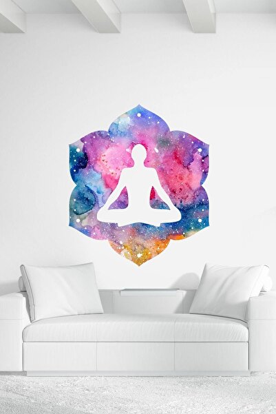 KT Decor Медитація Йога Самоклеюча настінна наклейка