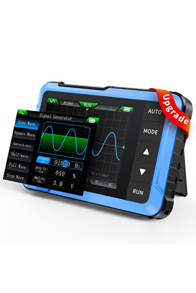 FNIRSI DSO-510H 2'si 1 Arada Mini El Tipi Dijital Osiloskop DDS Sinyal Jenera...