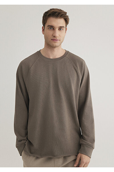 Mavi Hnědé tričko s dlouhým rukávem Regular Fit / Regular Fit 0612510 -70376