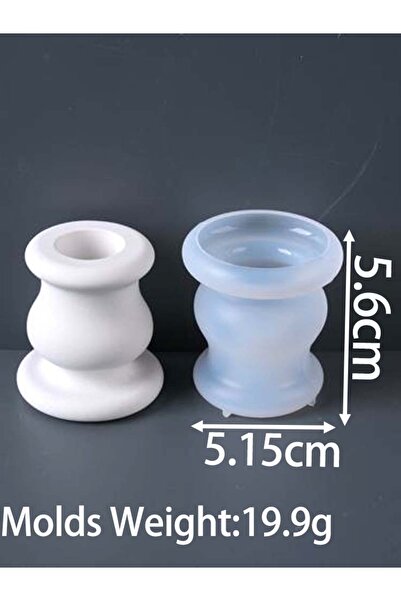 Choice 003 حامل شموع على شكل عمود روماني على الطراز الاسكندنافي، قالب سيليكون...