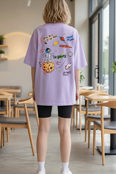 UNCİA OUTDOORS Μπλουζάκι με στάμπα με θέμα τον αστροναύτη με θέμα τον Galaxy