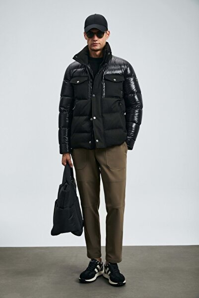 Lufian 112120253 Genıous Goose down Men's Coat Black