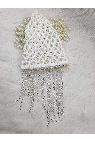 HAPPY HANDMADE قبعة زفاف كروشيه/هدية تذكارية