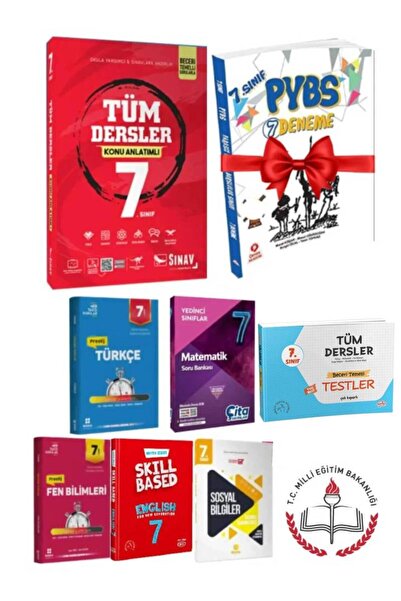 Başat Yayınları 7. Sınıf Tüm Dersler Yaprak Test Seti Soru Bankaları Beceri Testleri Denemeler