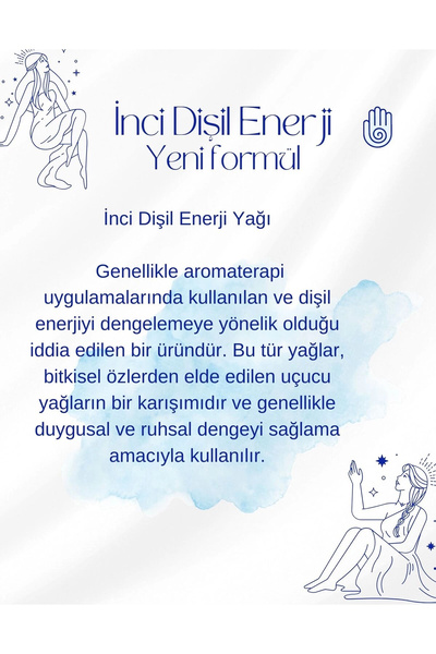 Çare Burada İnci Dişil Enerji Yağı 10 ml