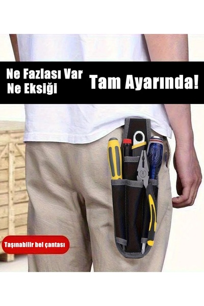 Satış Diyarı Bel Tipi Hırdavat Alet Çantası Hırdavat Çantası Ustalar İçin Özel Tasarım Elektrikçiler Teknisyenler