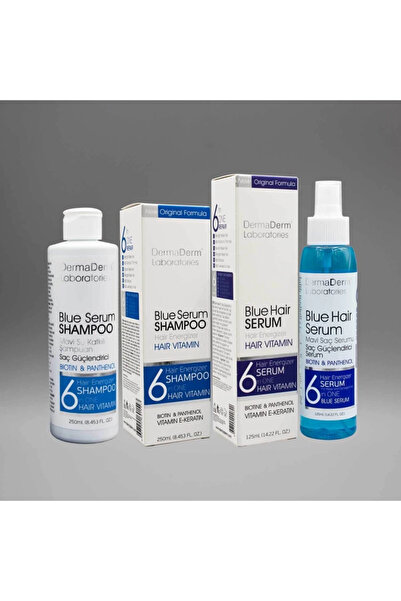 DermaDerm Mavi Su & Serum + Mavi Şampuan (avantaj Paketi)