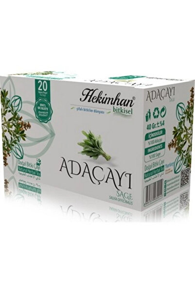 hekimhan bitkisel مجموعة من 20 قطعة Adaçay