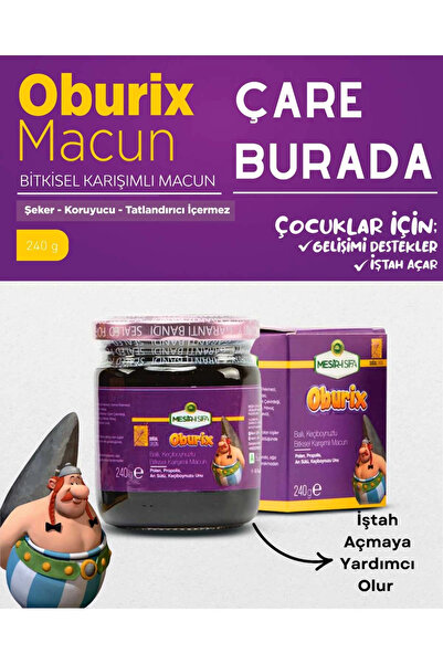Genel Markalar Oburix Bitkisel Macun Çocuklar İçin İştah Açıcı