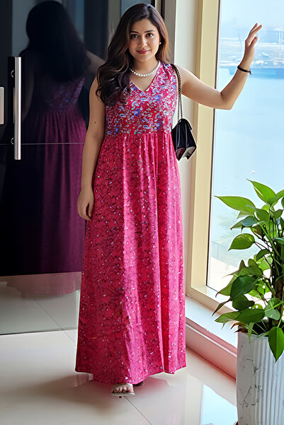 dorbe Floral Maxi Dress - Effortless Elegance for Everyday Wear