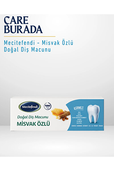 Çare Burada Mecitefendi - Misvak Özlü Doğal Diş Macunu