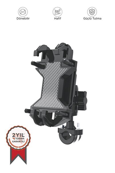 Torima Telefon Tutucu Motorbisiklet Bisiklet Oto Aksesuarları JX042 Siyah