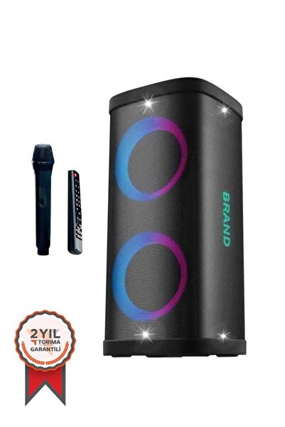 Torima Bluetooth Hoparlör Rgb Işıklı Taşınabilir Hoparlör D18 Siyah