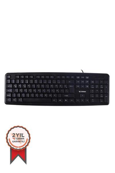 Torima TK-01 Kablolu Standart Q Klavye Siyah