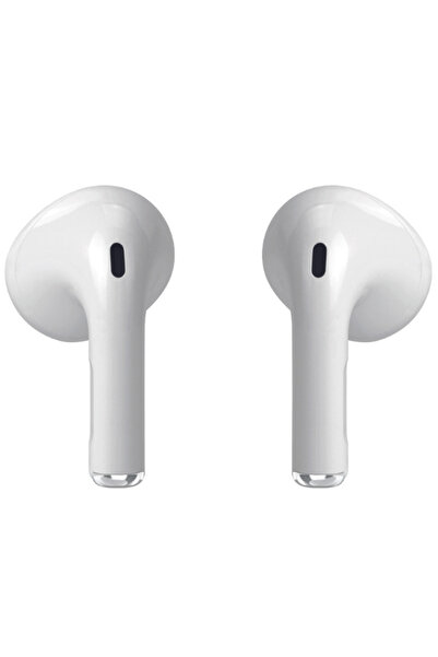 Hytech Beyaz Mobil Telefon Android İos Uyumlu Bluetooth TWS Mikrofonlu TWS Kulaklık Bluetooth V5.3