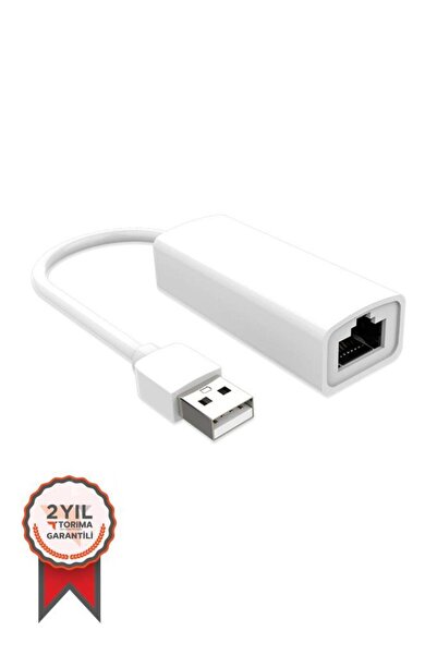 Torima Ethernet Adaptör Usb 2.0 YD75 Beyaz