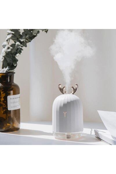 Torima H1 Sevimli Geyik Mini 220ml Hava Nemlendirici Buhar Makinesi Ve Aroma Difüzörü Pembe