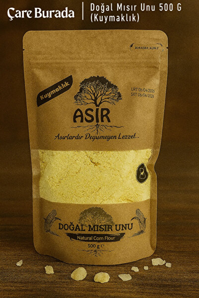 Çare Burada Asır - Doğal Mısır Unu 500 Gr (Kuymaklık)