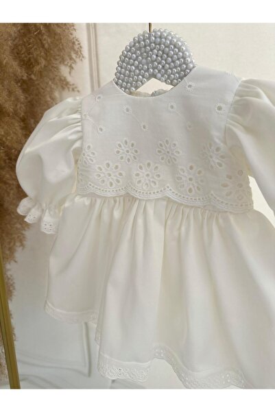 Hobidik Kız Bebek Çocuk Fisto Detaylı Elbise Seti