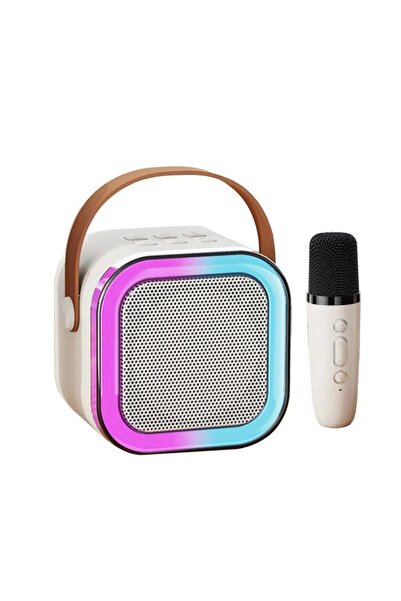 Torima K12 Taşınabilir Kablosuz Bluetooth Hoparlör Beyaz