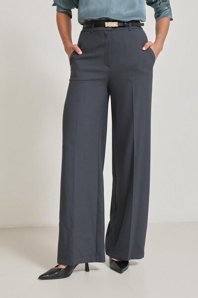 Setre Petrol Cep Detaylı Rahat Kesim Geniş Paça Pantolon