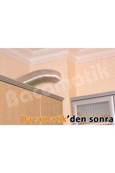 Bacamatik Aspiratör Davlumbaz Baca Klapesi Koku Önleyici Klape