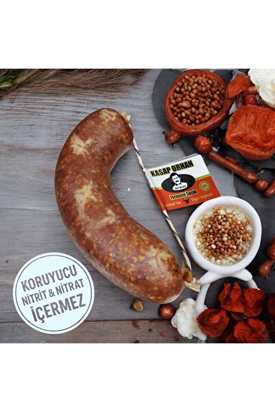 Kasap Orhan Sucukları 1 Kg. Fermente Sucuk Koruyucusuz(Nitritsiz ve Nitratsız)