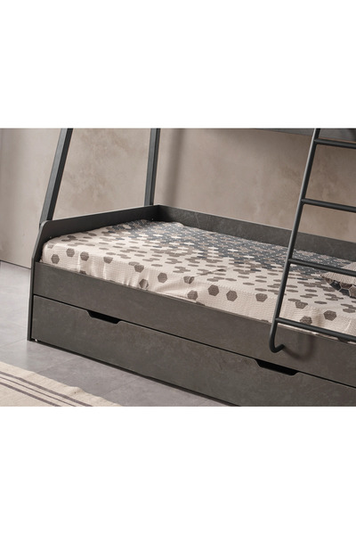 inegoldeneve Storm Siyah Ranza, Çocuk Ranza 100*200 cm - Avrupa İhracat Kalitesi