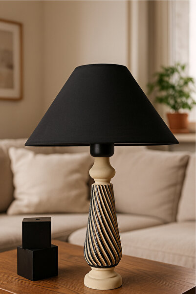 Hmydesign Acier Handmade Ahşap Abajur