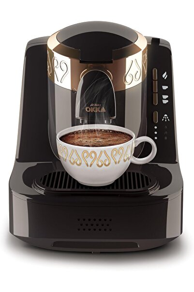 Arzum Okka, Professional Electric Turkish Coffee Maker, Fully Automatic, Black, Copper, OK001B