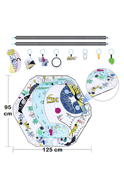 Smart Vibe Activity Center, Mat and Playpen 3in1, PlayBeBe, KinderVibe™
