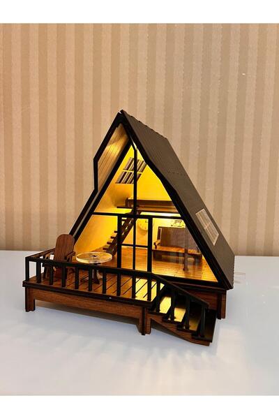 Demo Tasarım Kendin Yap Maket Ev (Bungalov)