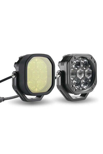 C9 E-Mark- Tip Onaylı Elite TPX2 Dimmer Ayarlı CNC 140 Watt Motorsiklet Led Sis Farı Takım