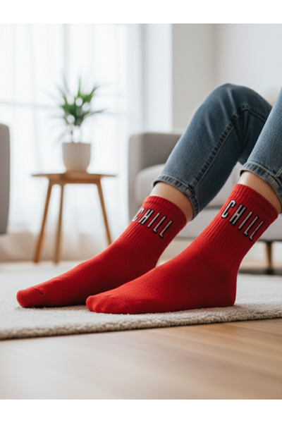 AKSU ÇORAP جوارب رياضية للتنس مكتوبة من تشيل