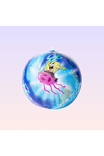NİCKELODEON Sünger Bob Kare Pantolon Figürlü Deniz Topu 30 cm