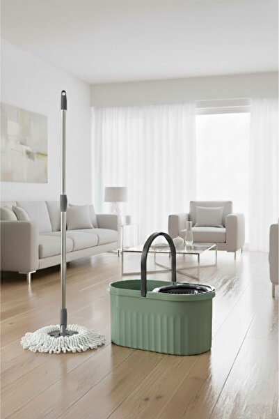 MİMOZA PARK 360° Döner Başlıklı Otomatik Lüx Mop Temizlik Seti 14 Litre ( HAK...