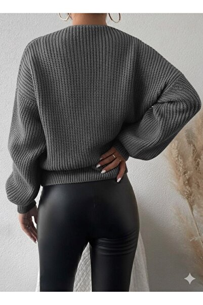 miratriko Volný střih bez ramen Thessaloniki pletený svetr Cardigan