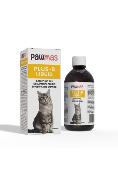Pawmas Plus-b lıquıd Kedi takviye damlası 50ml