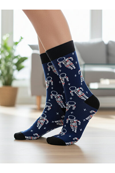 AKSU ÇORAP Colorful Astronauts Socket Socks