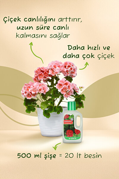 Genta Sardunyalar Için Sıvı Besin 500 ml