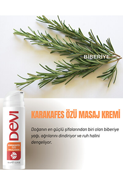 Devi Karakafes Özü Masaj Kremi 100ml Semptom Azaltma