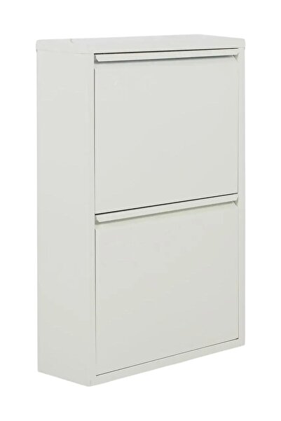 Alveon İki Raflı Metal Ayakkabılık | 2 Li Metal Ayakkabı Dolabı