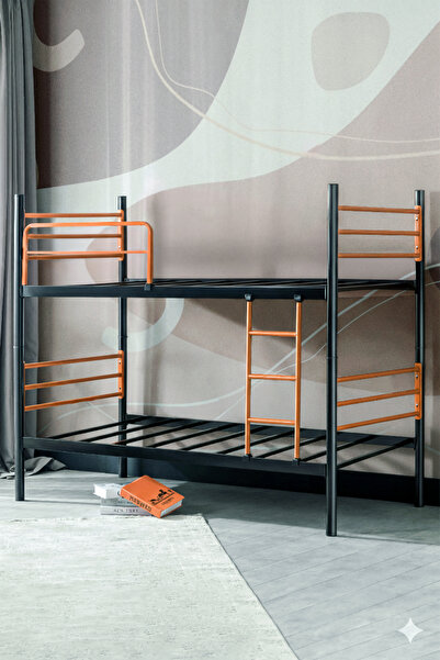 Niron Einstein Demonte Metal Ranza - Çift Katlı Metal Karyola