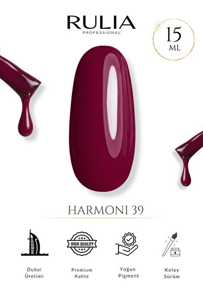 Rulia Professional Rulia Kalıcı Oje Color Harmoni 39 15 ml - Made in Dubai - ...