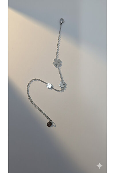 Z&T ACCESORIES سوار البرسيم رباعي الأوراق من الفولاذ قابل للتعديل