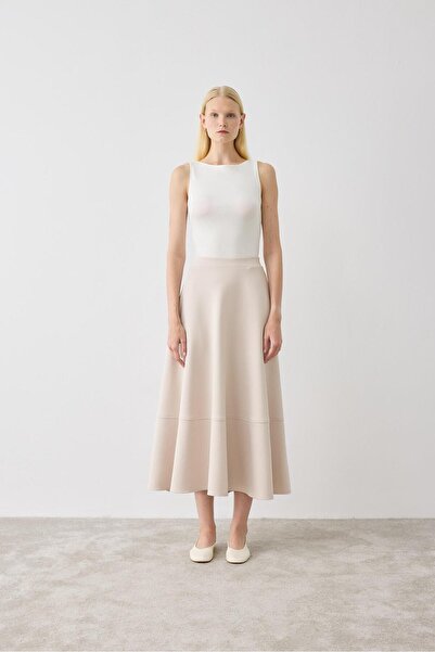 TERZİ DÜKKANI MİRA SCUBA ALTI PARÇALI KLOŞ ETEK TAŞ