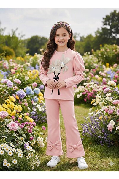 zavera for kids مجموعة من قطعتين مع فيونكة زهرية